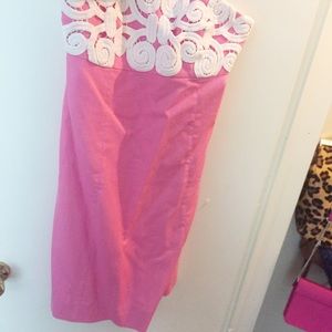 Lily Pulitzer strapless dress. Never worn